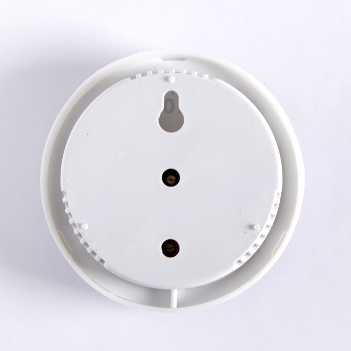 Термометр уличный механический с гигрометром, пластик, белый