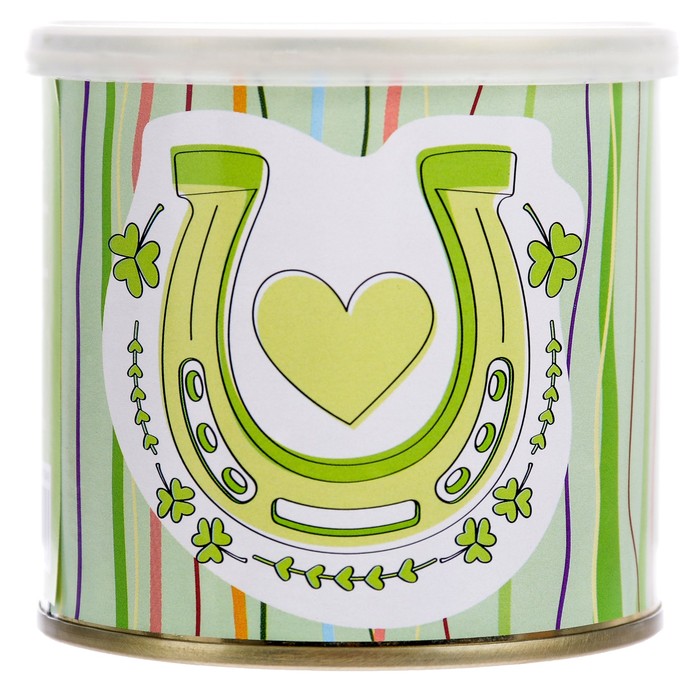 Носки женские в консервной банке "Счастливые носочки", 1 пара, МИКС