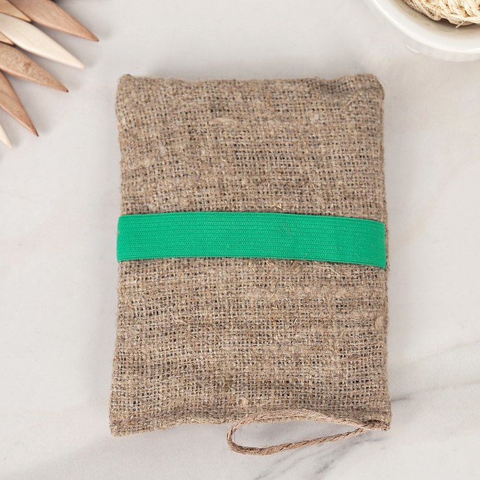 Мочалка льняная с органическим мылом "с Чайным деревом"