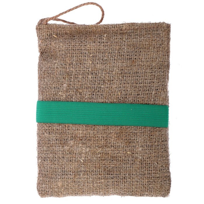 Мочалка льняная с органическим мылом "Медовая"