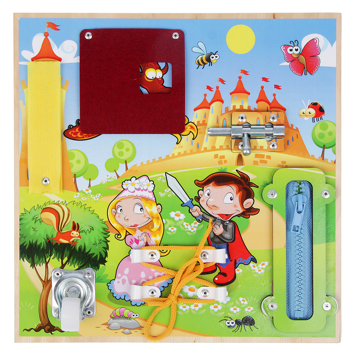 Бизиборд "Сказка" 25 х 25 см