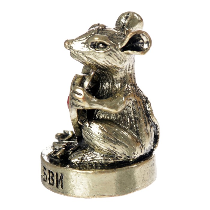 Фигурка мышка "Любви", 3,5 х 2,1 см