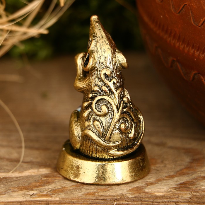 Фигурка мышка "Счастья", 3,5 х 2,6 см