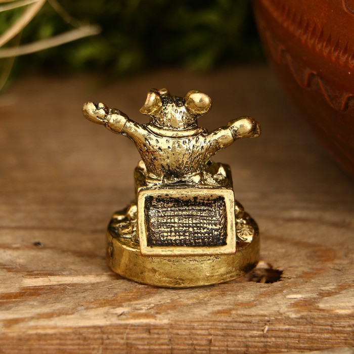 Фигурка мышка "На богатство", 3,5 х 2 см