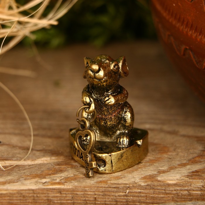 Фигурка мышка "От сглаза", 3,5 х 2,2 см