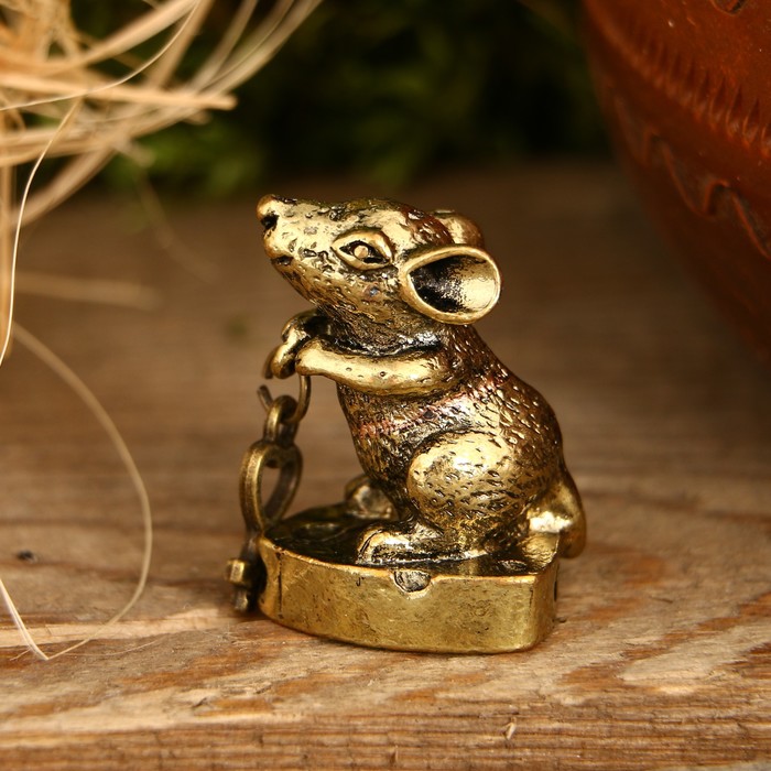 Фигурка мышка "От сглаза", 3,5 х 2,2 см