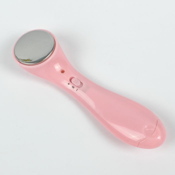 Массажер для лица LuazON LMZ-033, электрический, 2 режима, батарейка в комплекте, розовый