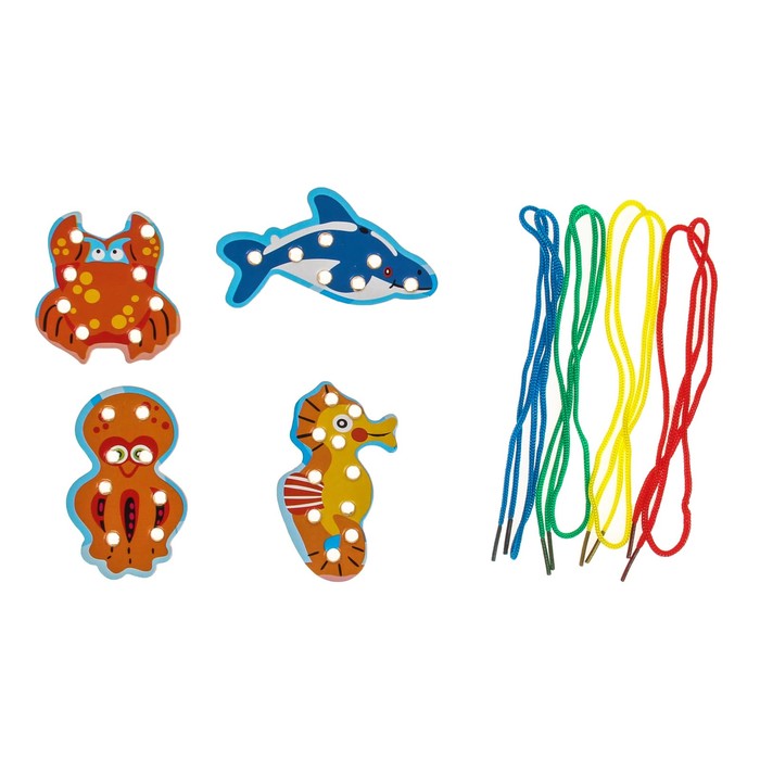 Шнуровка в коробке "Море"