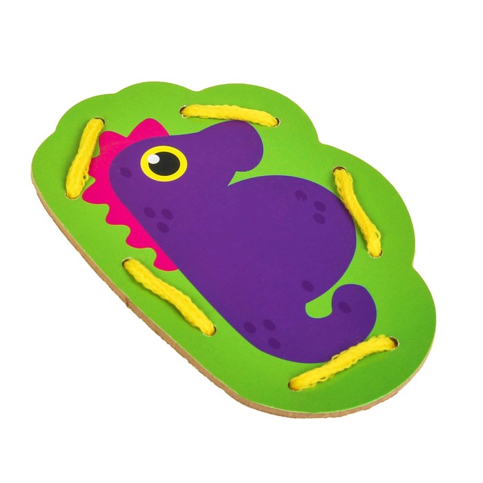 Шнуровка в коробке "Морские обитатели", 8 шт.