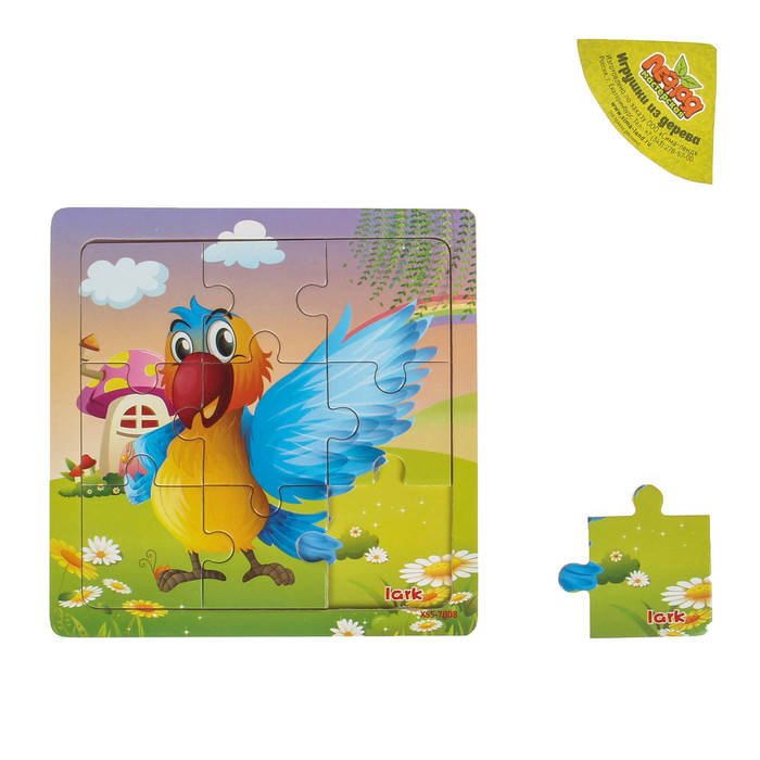 Пазл "Учим птиц. Жаворонок"