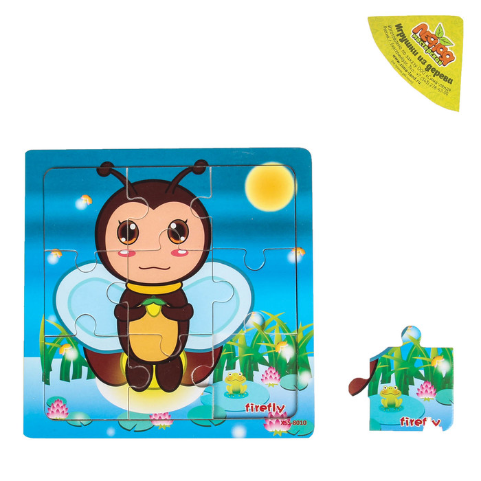 Пазл "Учим насекомых. Светлячок"