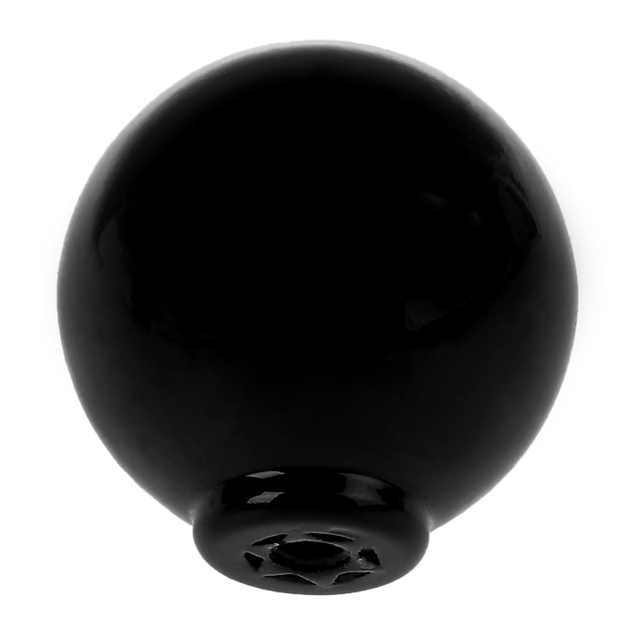 Ручка кнопка PLASTIC 008, пластиковая, черная