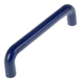 Ручка скоба PLASTIC 009, пластиковая, м/о 96 мм, синяя Ош