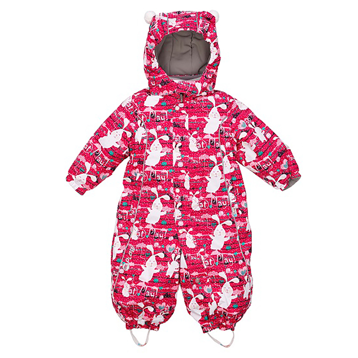 Комбинезон для девочки, рост 92 см, цвет розовый