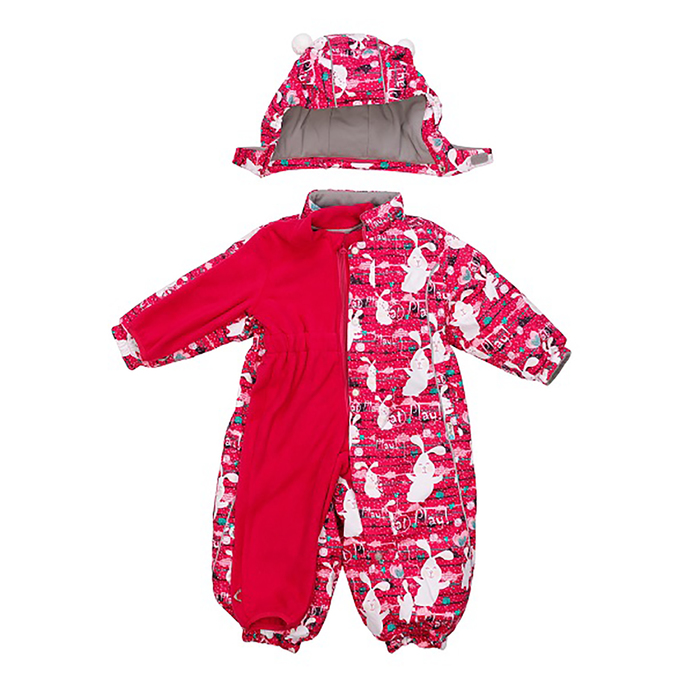 Комбинезон для девочки, рост 92 см, цвет розовый