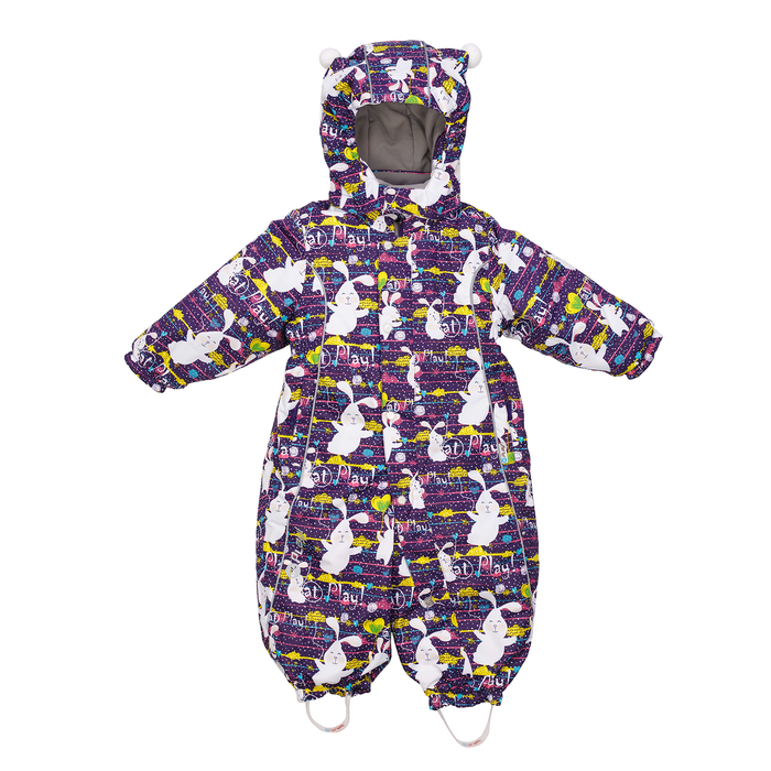 Комбинезон для девочки, рост 98 см, цвет фиолетовый