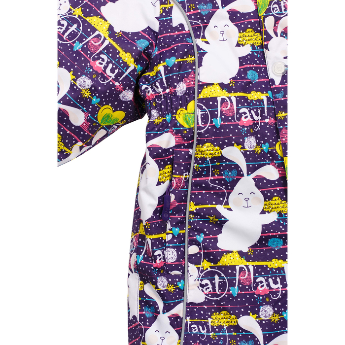 Комбинезон для девочки, рост 98 см, цвет фиолетовый