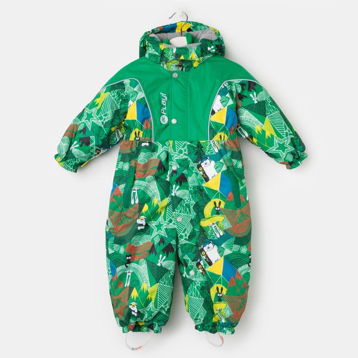 Комбинезон для мальчика, рост 86 см, цвет зелёный