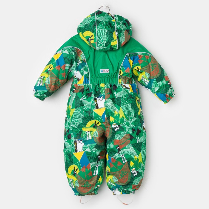 Комбинезон для мальчика, рост 86 см, цвет зелёный