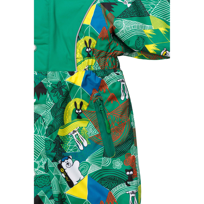 Комбинезон для мальчика, рост 86 см, цвет зелёный