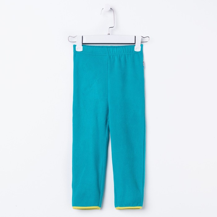 Брюки флисовые для девочки, рост 104 см, цвет ментоловый