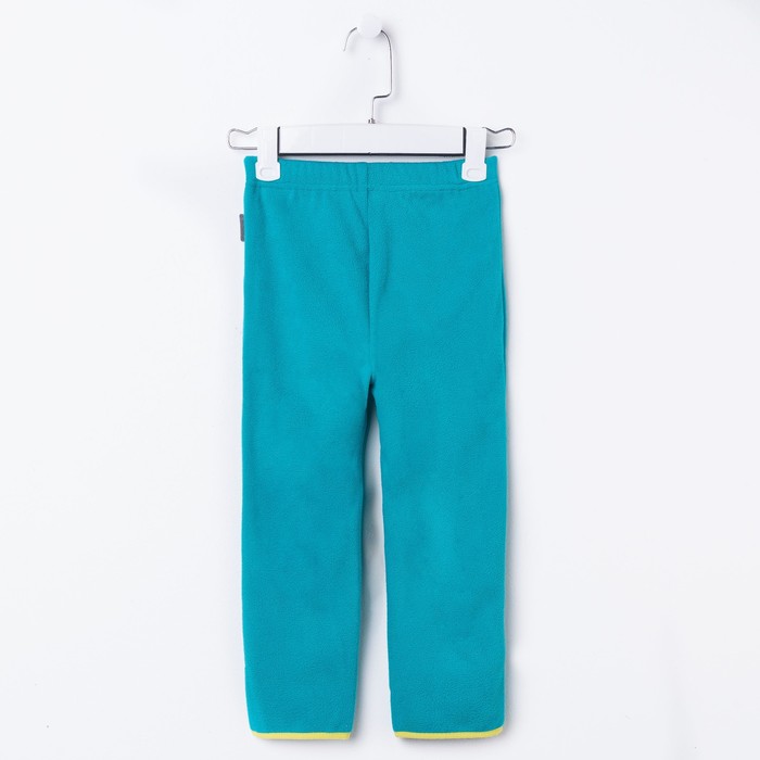 Брюки флисовые для девочки, рост 98 см, цвет ментоловый