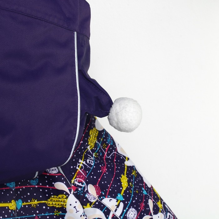 Костюм для девочки, рост 92 см, цвет фиолетовый