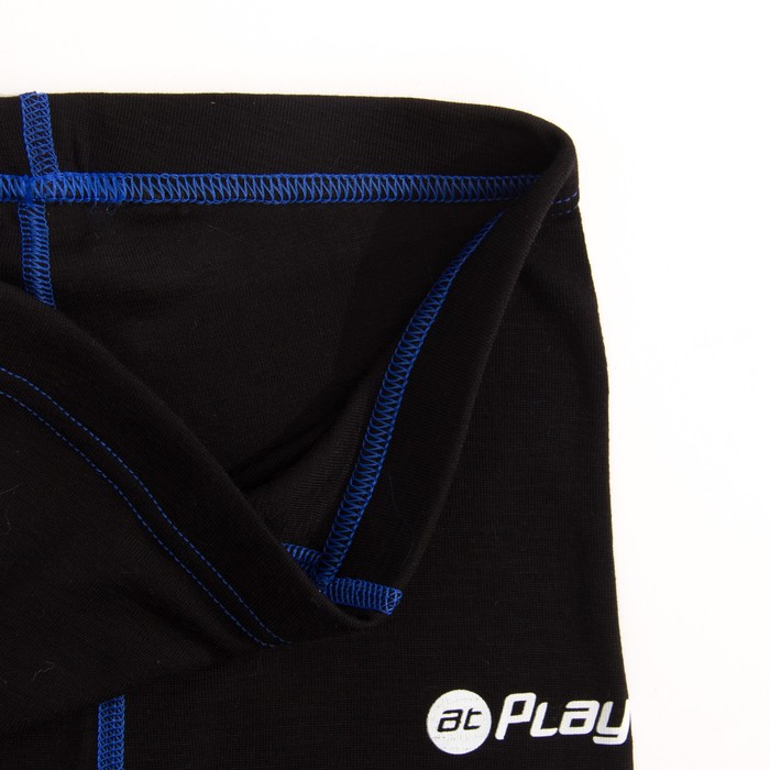 Кальсоны детские, рост 116 см, цвет чёрный/синий