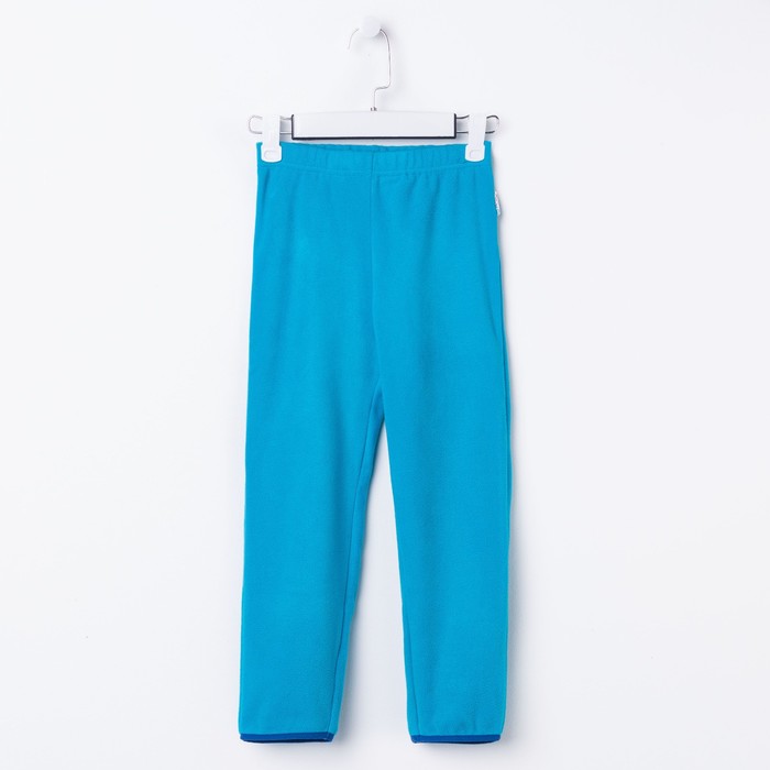 Брюки флисовые для мальчика, рост 116 см, цвет голубой