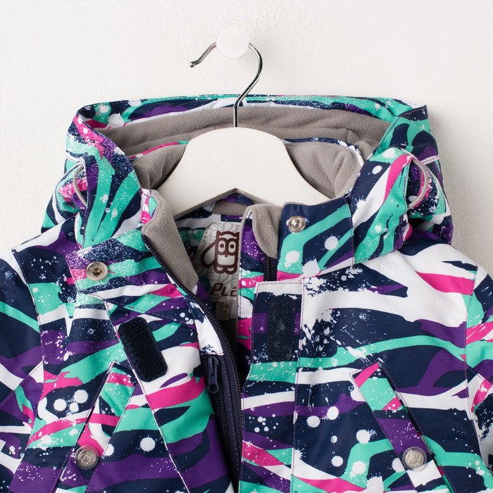 Куртка для девочки, рост 110 см, цвет фиолетовый