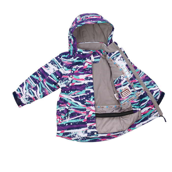 Куртка для девочки, рост 122 см, цвет фиолетовый