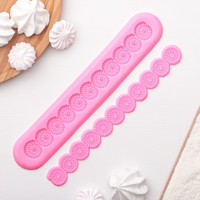 Молд, 2 части, 27,8х5х1 см "Круговорот"