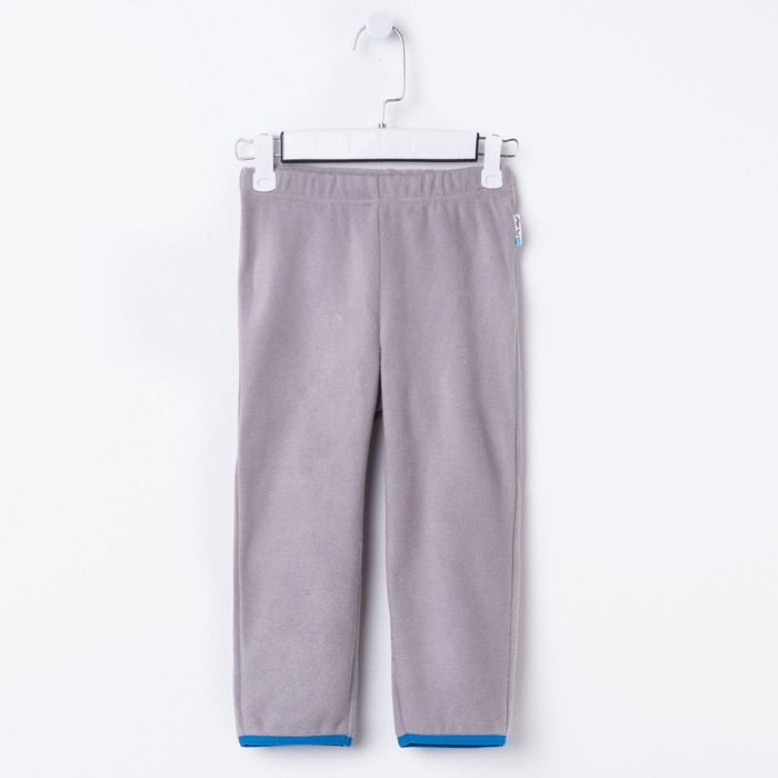 Брюки флисовые для мальчика, рост 110 см, цвет серый
