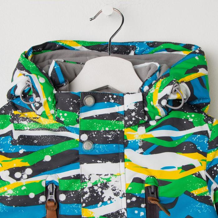 Куртка для мальчика, рост 110 см, цвет серый