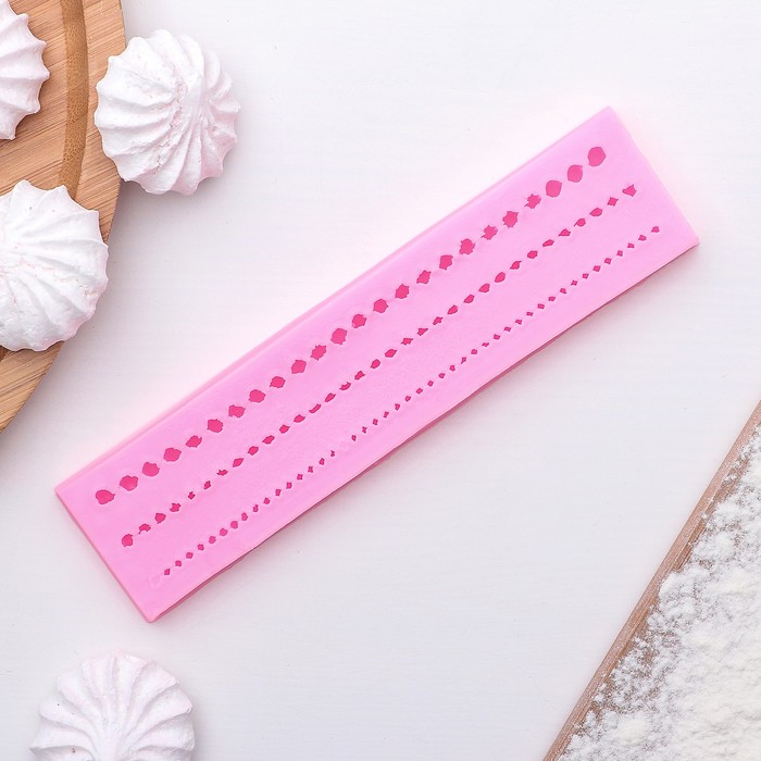 Молд 17х4х1 см "Жемчужная нить"