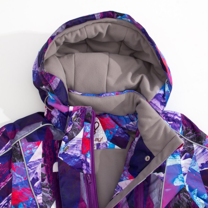 Костюм для девочки, рост 146 см, цвет фиолетовый