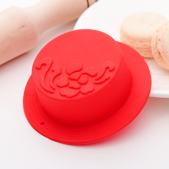 Форма для выпечки "Роза" 9,5х3,5 см, цвета МИКС