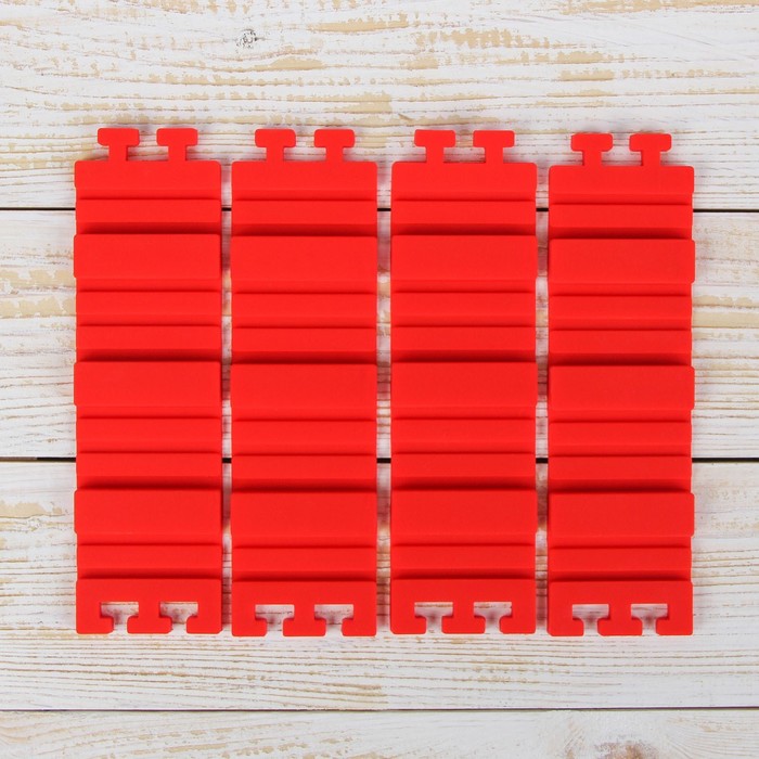 Набор форм для моделирования 4 шт "Пазл" 19х5,5х0,7 см