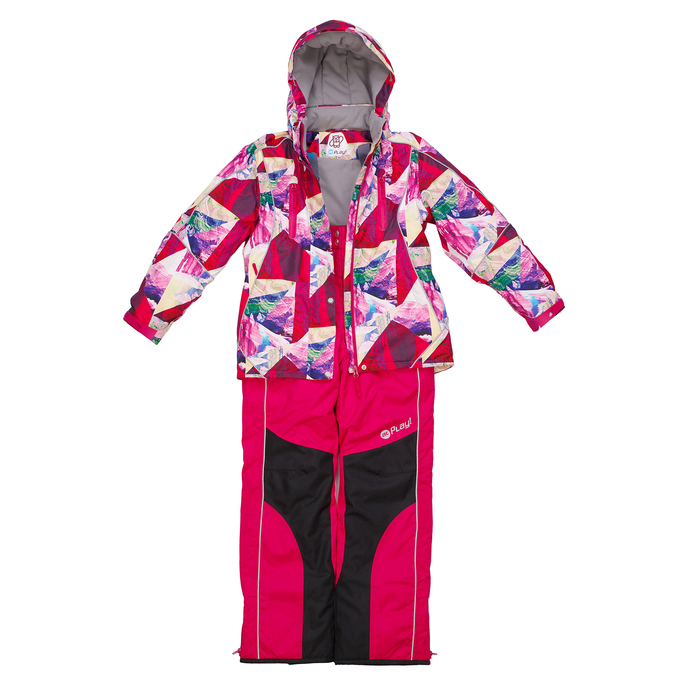 Костюм для девочки, рост 146 см, цвет розовый/бордовый