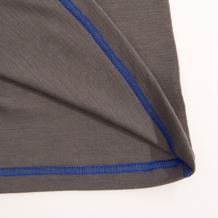 Фуфайка детская, рост 134 см, цвет серый/синий