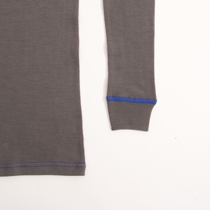 Фуфайка детская, рост 146 см, цвет серый/синий