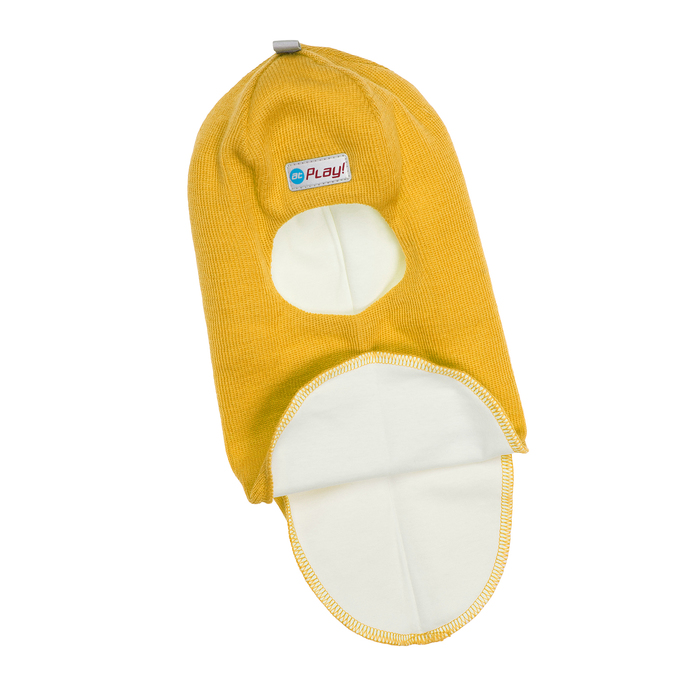 Шлем детский, возраст 4-5 лет, цвет жёлтый