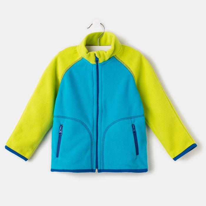 Джемпер флисовый для мальчика, рост 92 см, цвет голубой