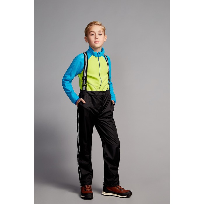 Джемпер флисовый для мальчика, рост 122 см, цвет салатовый