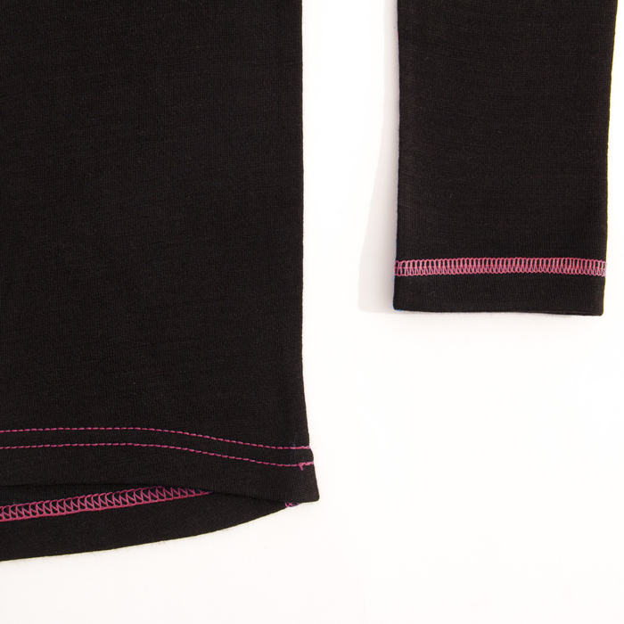 Фуфайка детская, рост 104 см, цвет чёрный/фиолетовый