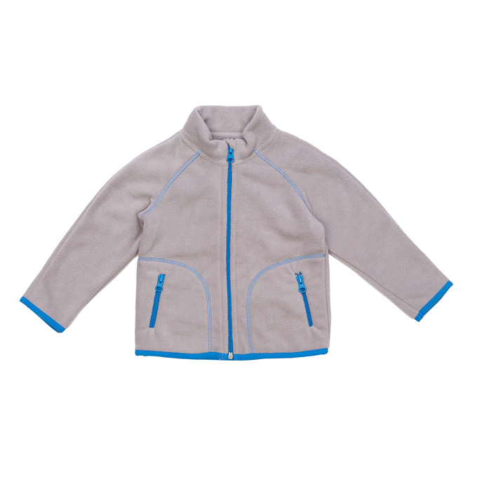 Джемпер флисовый для мальчика, рост 122 см, цвет серый