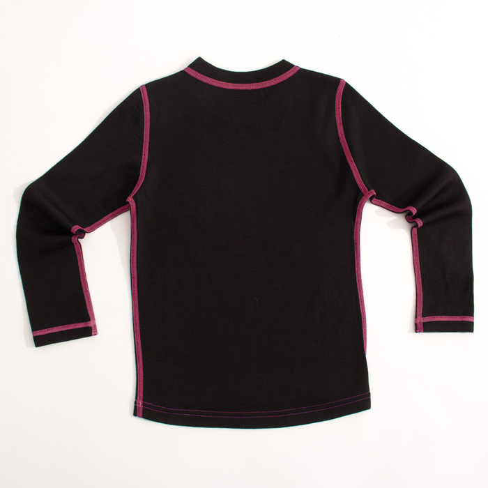 Фуфайка детская, рост 158 см, цвет чёрный/фиолетовый