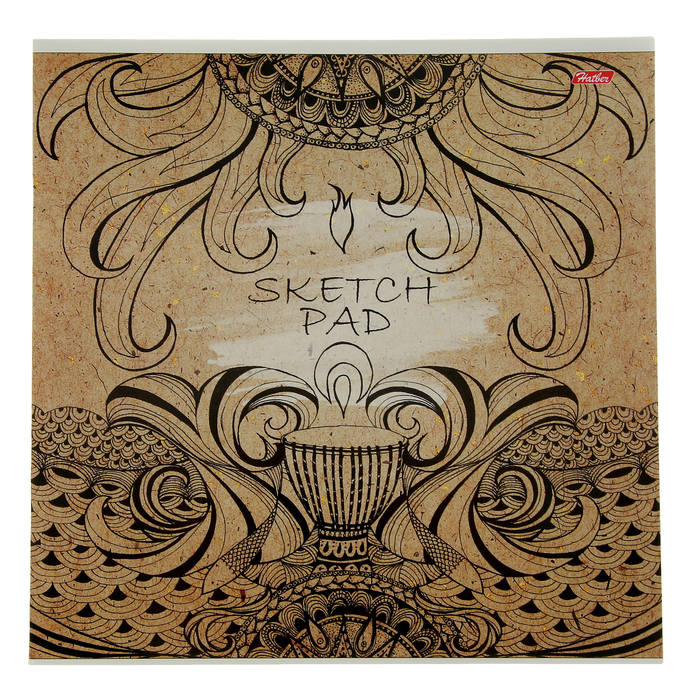 Альбом для рисования (скетчпад) 29 х 29 см, 32 листа на скрепке SPIRIT OF EARTH, блок 100г/м2