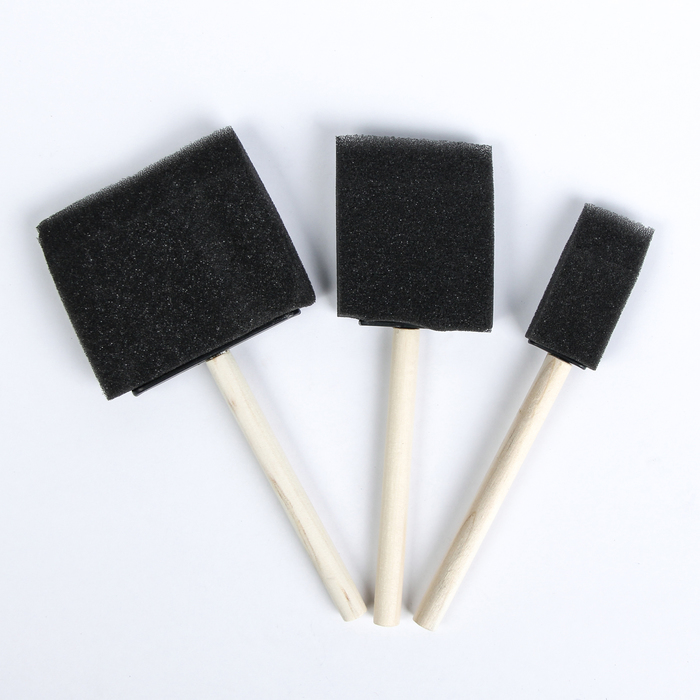 Набор кистей-спонж 3 штуки