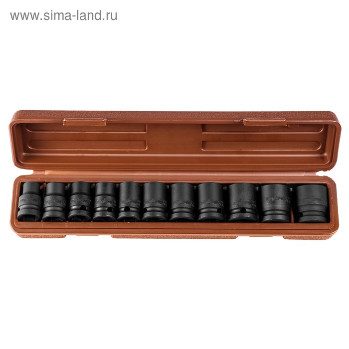 

Набор головок торцевых Ombra 912411, ударных 1/2", 10-24 мм, 11 предметов